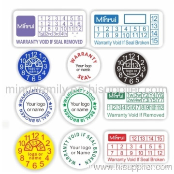 Warranty Stickers,custom Warranty Labels 